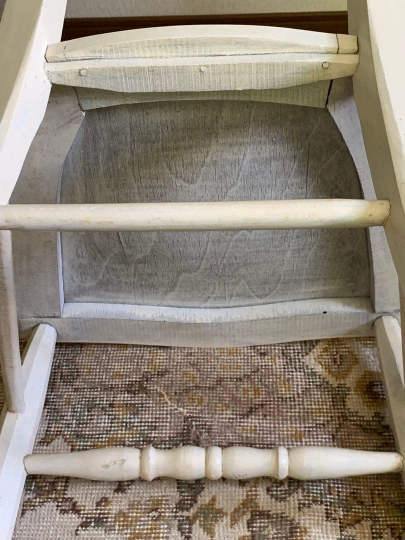 フランスアンティーク チェア ホワイトペイント フレンチペイント