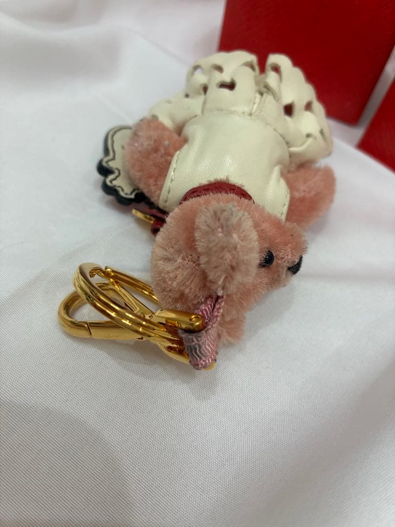 U*I様 ⭐︎PRADA⭐︎ プラダ　ピンク　くま　ベア　チャーム　キーホルダー