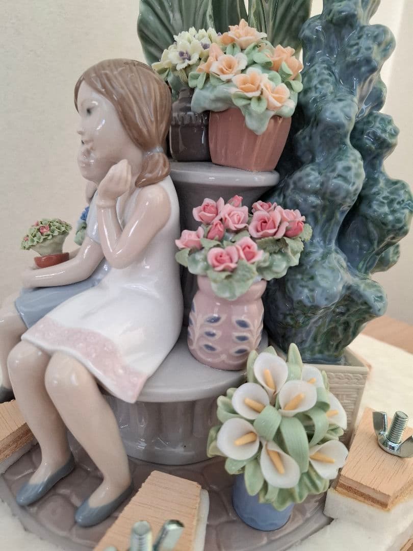 リヤドロ/lladro 　お気に入りのベンチで