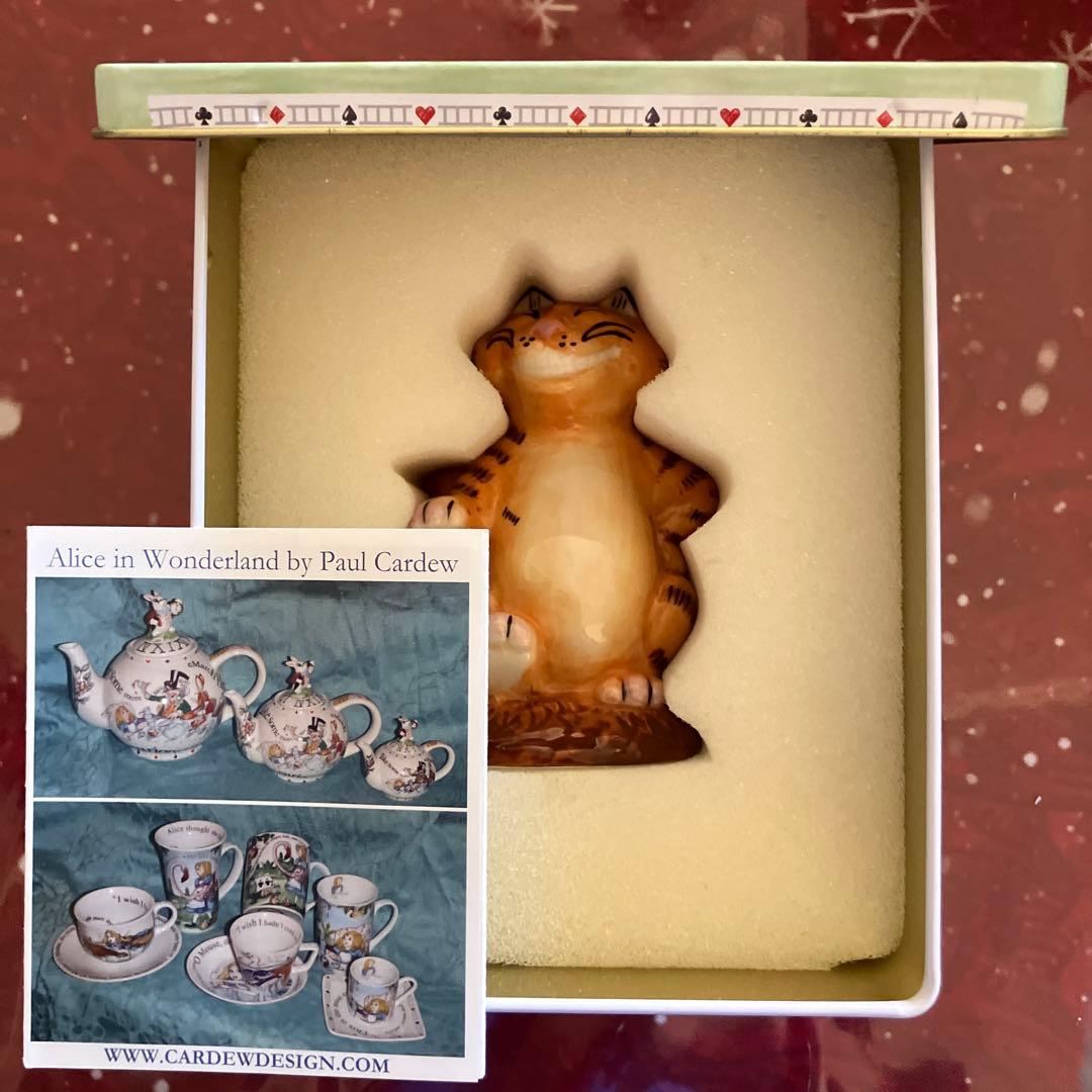 イギリス　陶器　不思議の国のアリス　チェシャ猫　Cardew　Beswick
