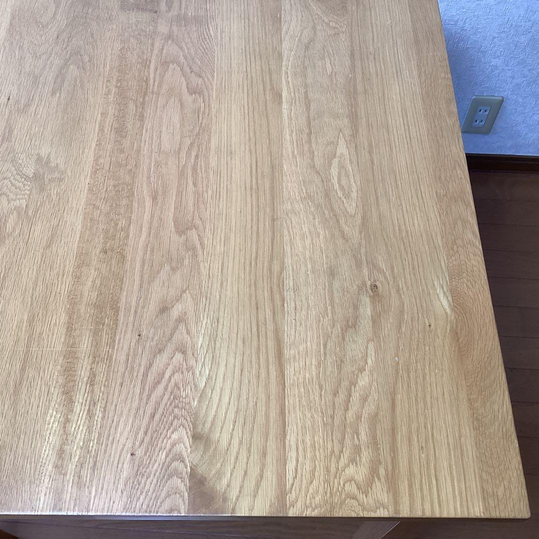 無印良品　ダイニングテーブル　オーク無垢材 80cm