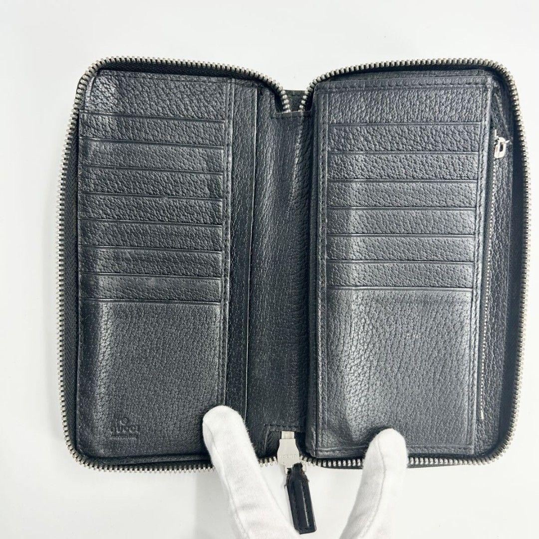 GUCCI グッチ ラウンドファスナー長財布 オーガナイザー ニューウェブ