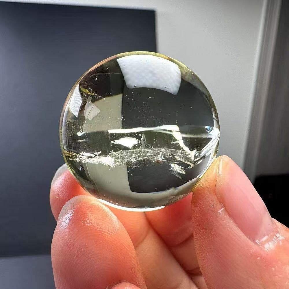 AAAA級金運UPレインボー天然シトリン丸玉B0113/YS/6001/169C