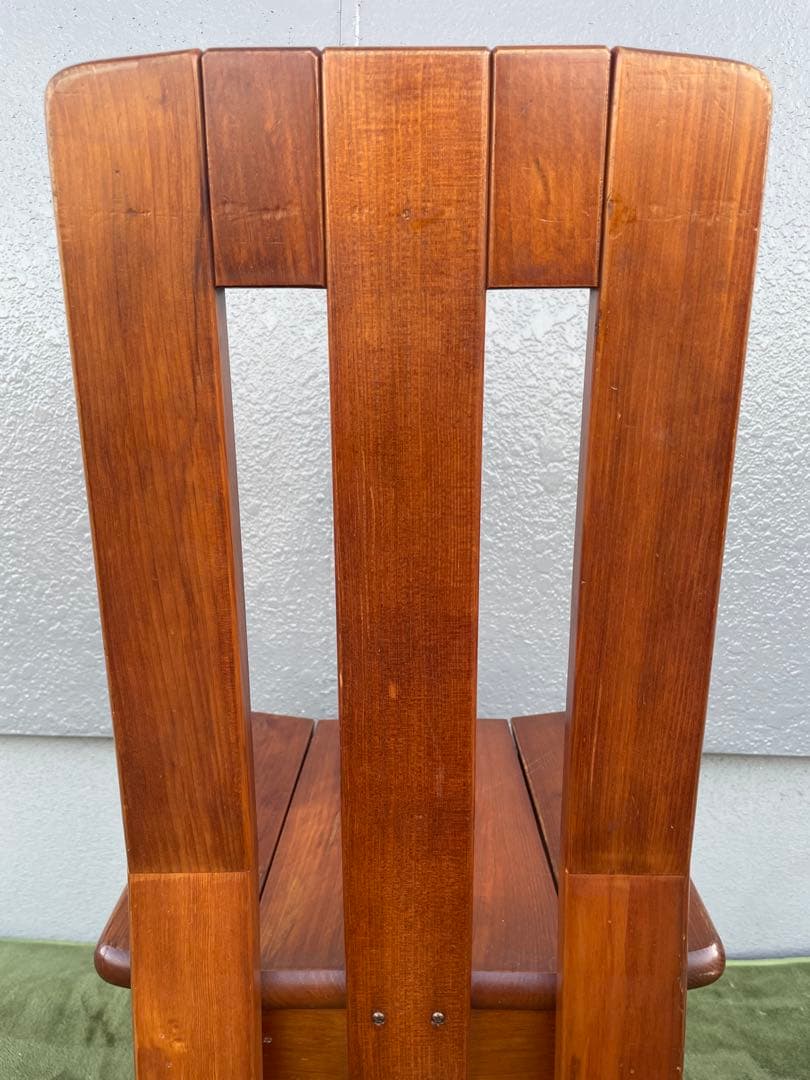 二脚セット　北欧レトロ カナディアン 木製椅子 ダイニングチェア ビンテージ