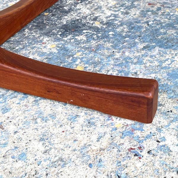 北欧ビンテージ　デンマーク　伸縮ダイニングテーブルテーブル　円形