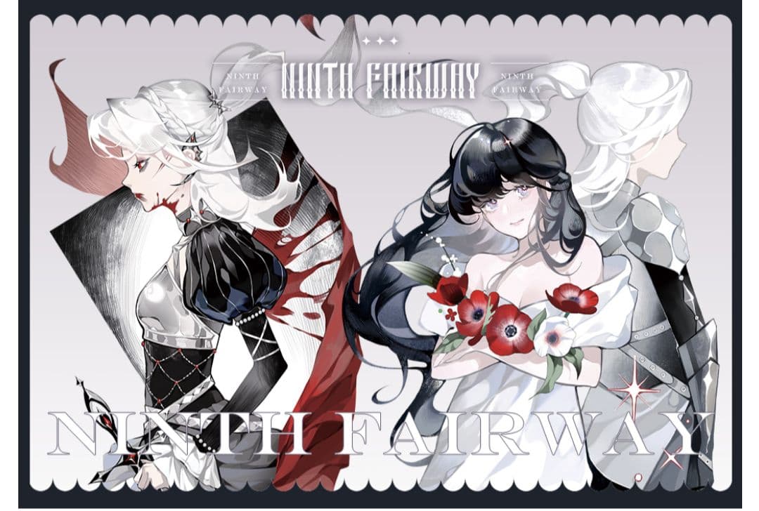 J739＃孤城碎影(镭射银)第九航道切り売り海外人物マステ女の子