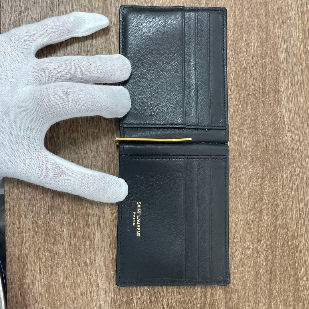 YSL クロコダイルレザー マネークリップ