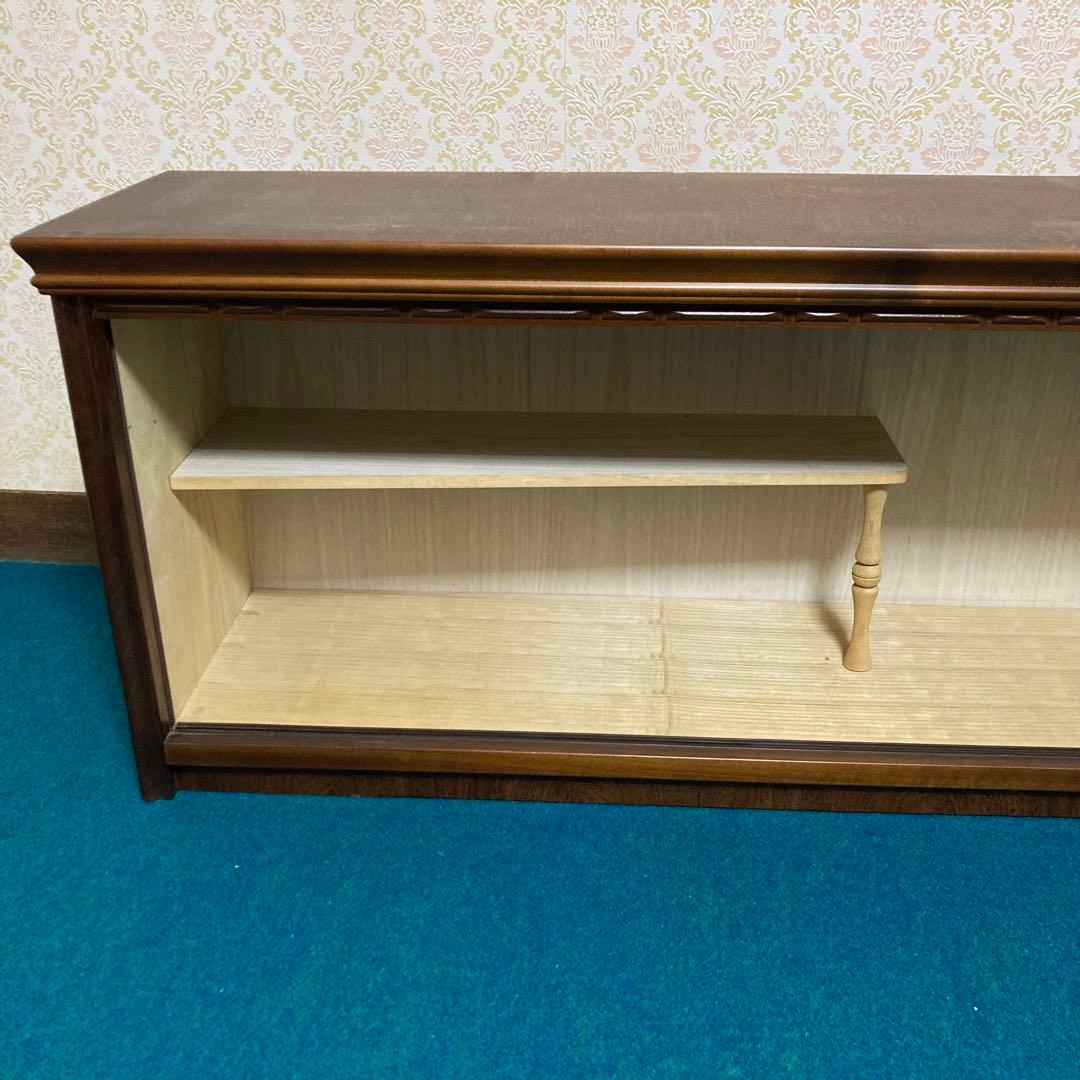 昭和レトロ　ガラス戸棚