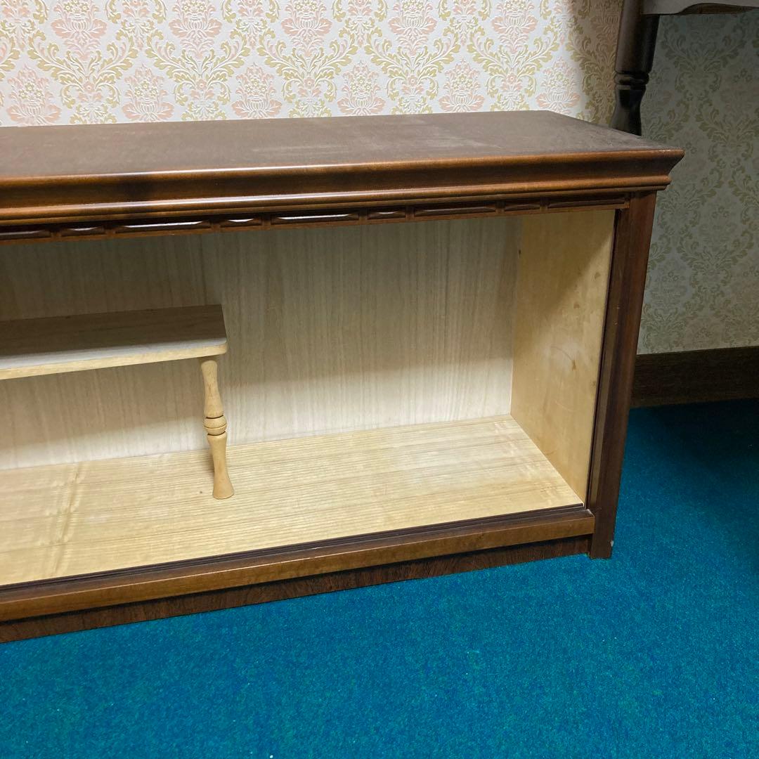 昭和レトロ　ガラス戸棚