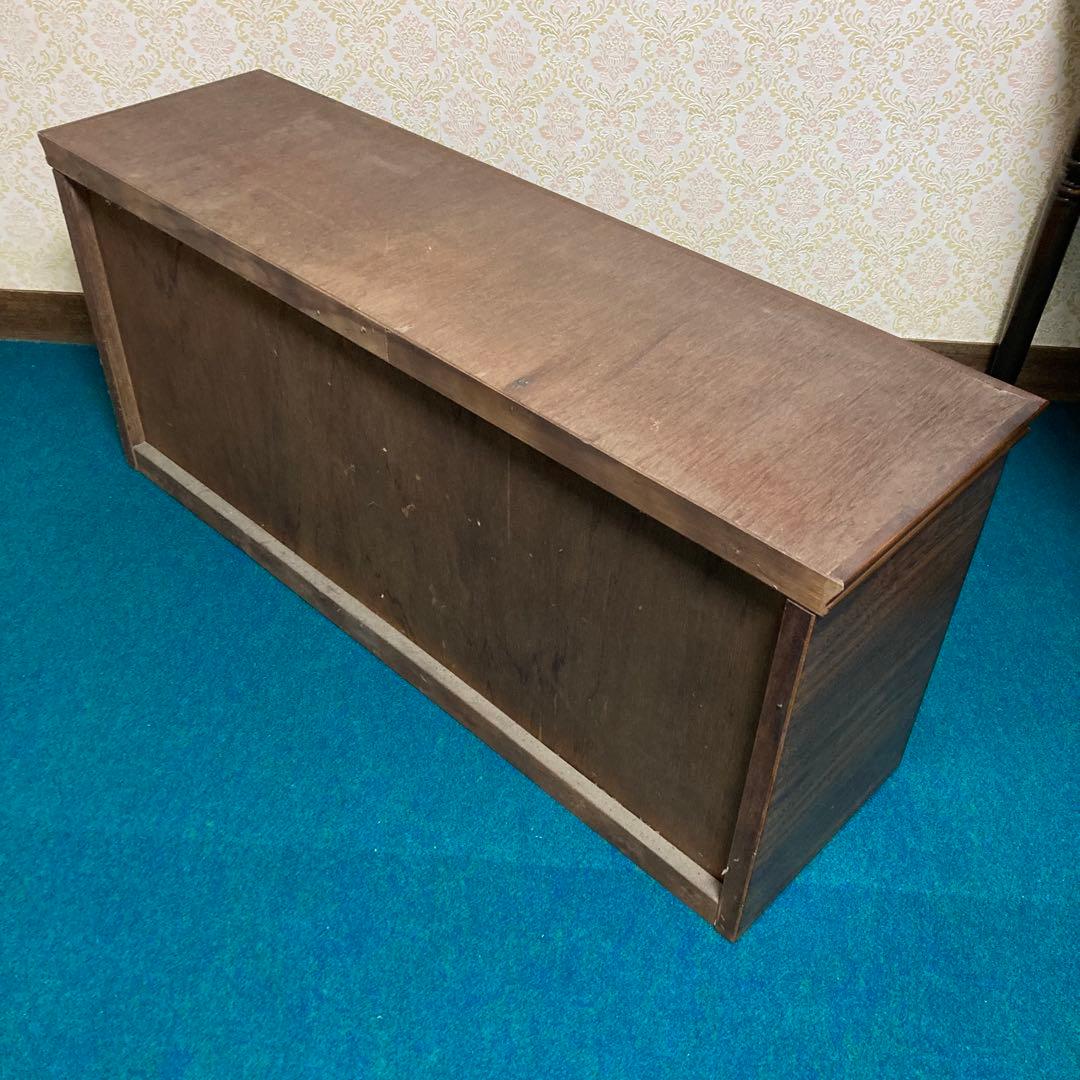 昭和レトロ　ガラス戸棚