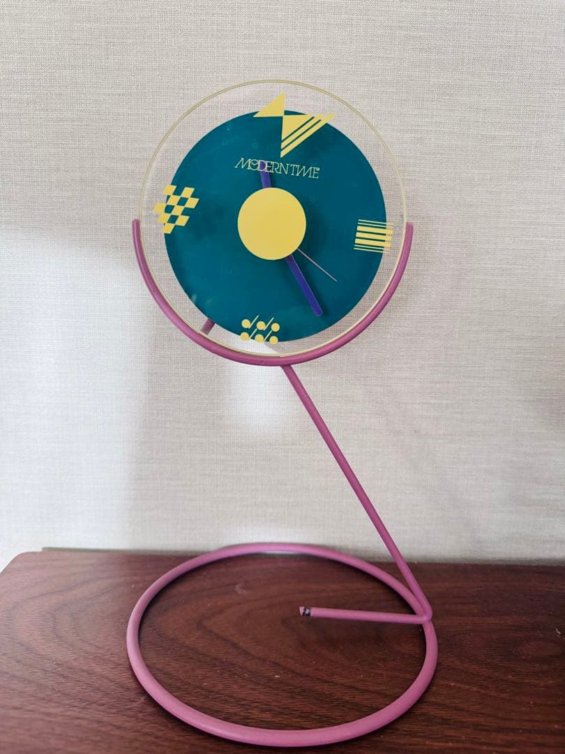 稀少 Nicolai Canetti ポストモダン 置き時計 倉俣士郎 加藤孝志