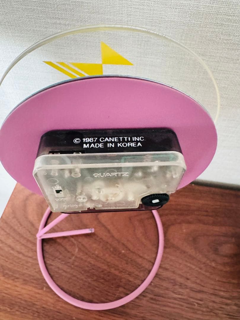 稀少 Nicolai Canetti ポストモダン 置き時計 倉俣士郎 加藤孝志