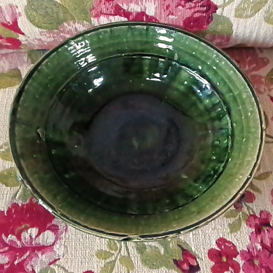 新品 作家さんの織部大鉢・盛皿