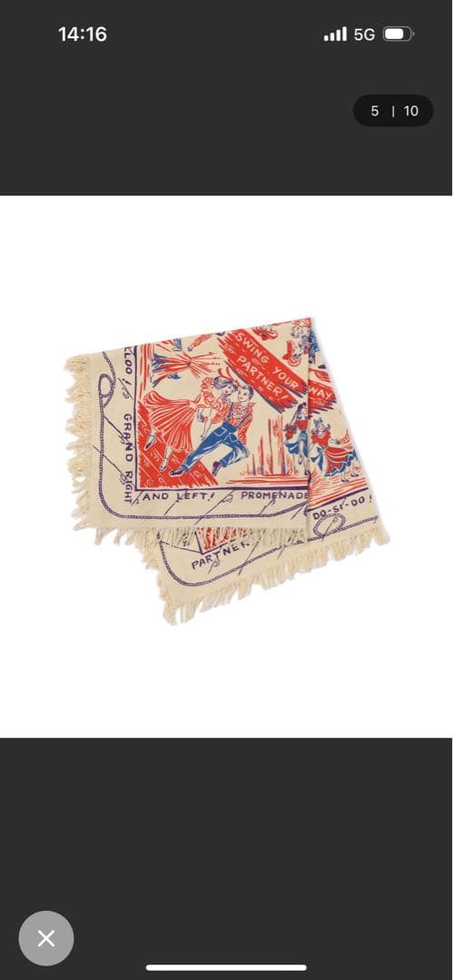 【25AW新品未開封】BEAMS BOY BINDU / ウエスタン スカーフ