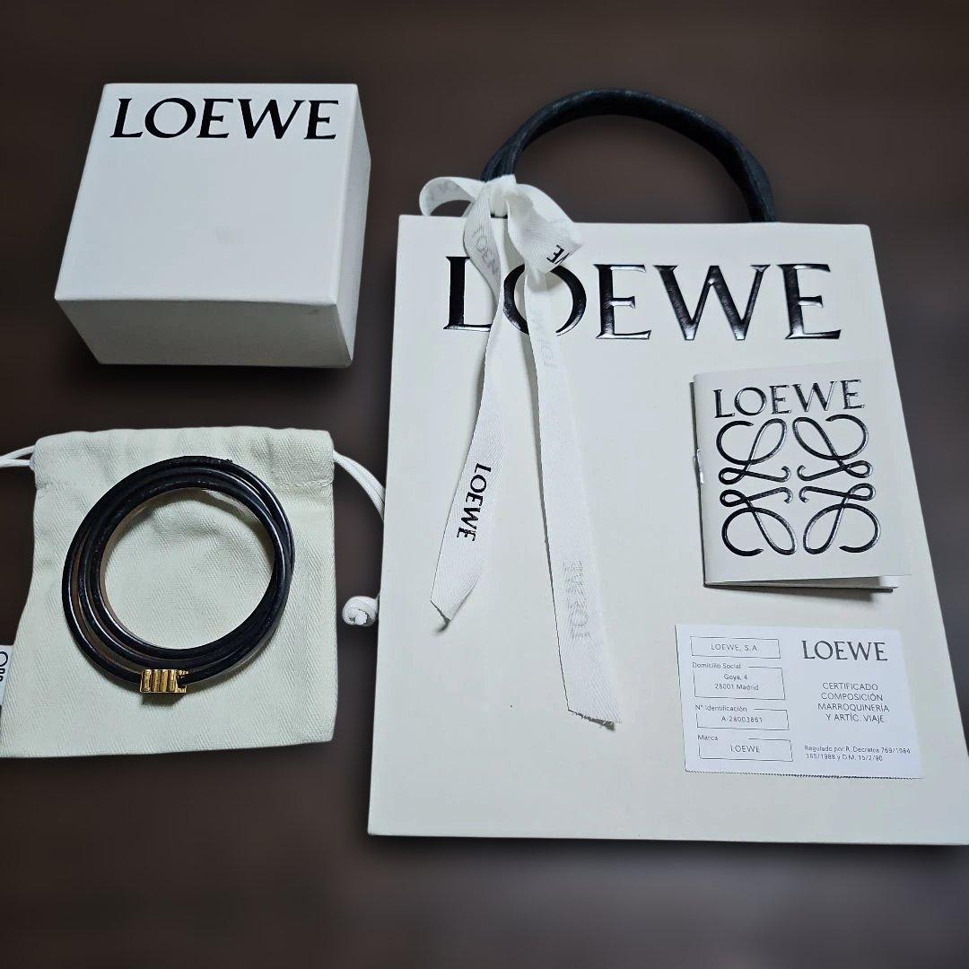 LOEWE ブラック　ブレスレット