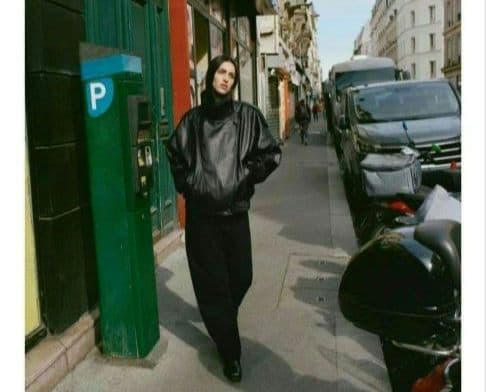 ZARA　フェイクレザージャケット M ブラック　新品未使用タグ付