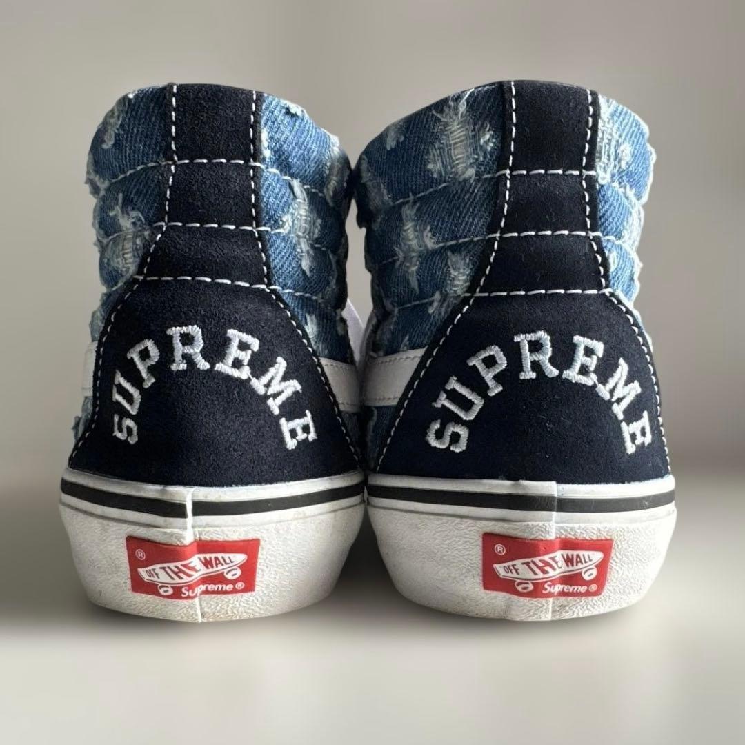 シュプリーム　スケートハイプロ　ホールパンチデニム　27.5cm