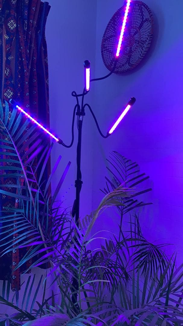 高効率LED植物成長ライト 自動タイミング機能・10段階調光・360°調節可能