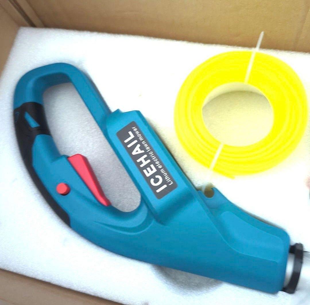 電動草刈機 充電式 草刈機 ブラシレスモーター 芝刈り機 バッテリー2個付 軽量