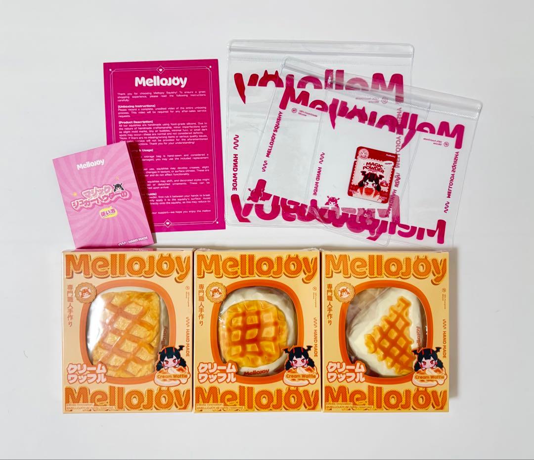 Mellojoy クリームワッフル(スクエア+まる+さんかく)
