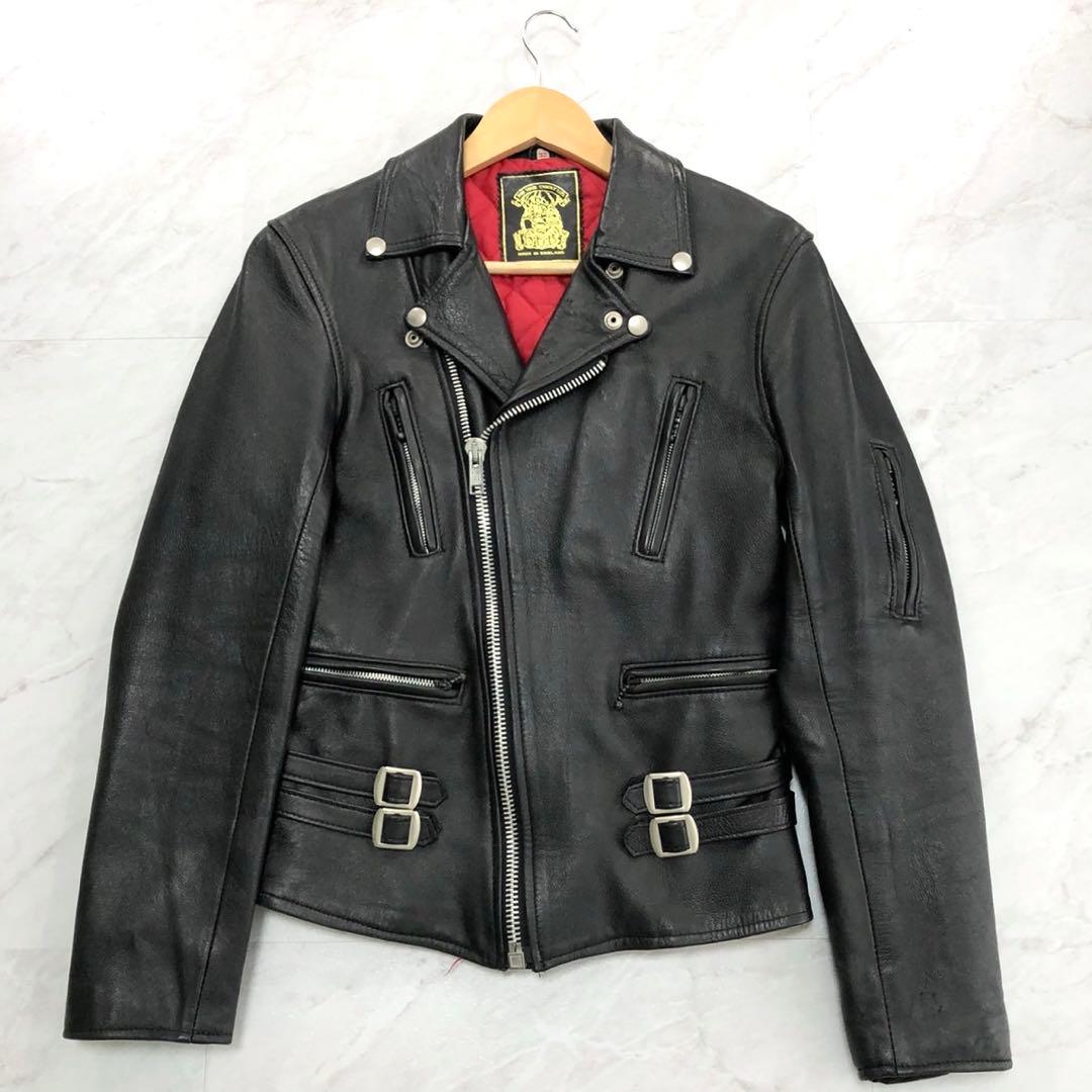 ✨希少✨666 レザージャケット ダブルライダース 死神タグ イングランド製