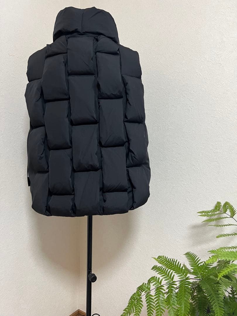 ヤマダヤ　スコットクラブ　ダウンベスト ブラック フード付き ジップアップ