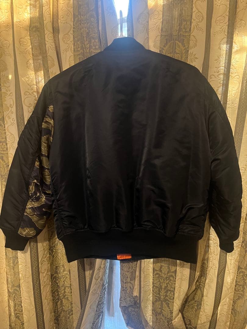 【レア商品❗️】JOURNAL STANDARD別注　MA-1 迷彩柄袖　黒　L