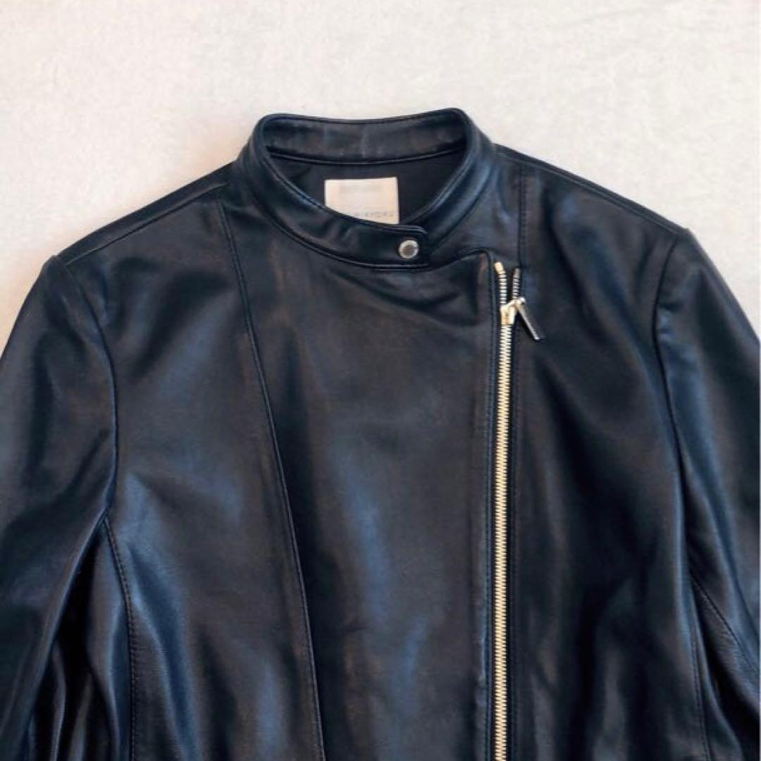 美品✨組曲　羊革　ラムレザー　ジャケット　Lサイズ相当