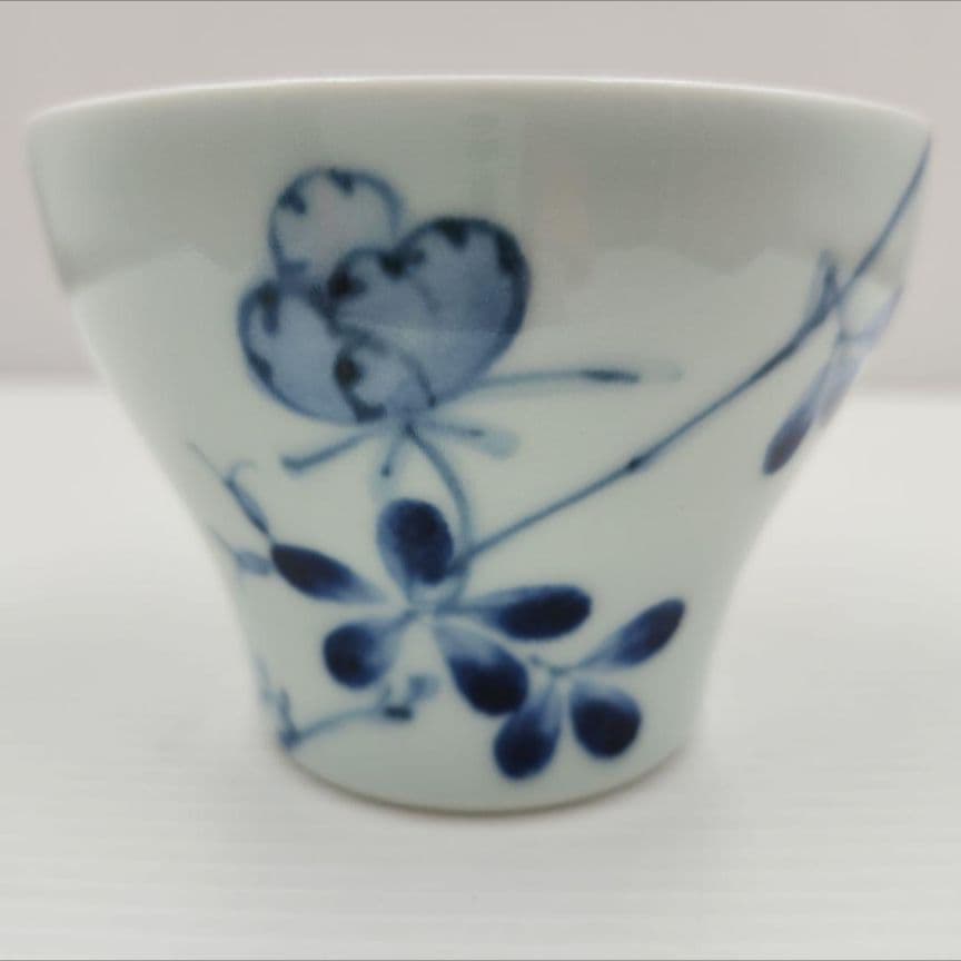 波佐見焼　陶房　青　反湯呑　新仙茶　フリーカップ　5柄揃　新品未使用