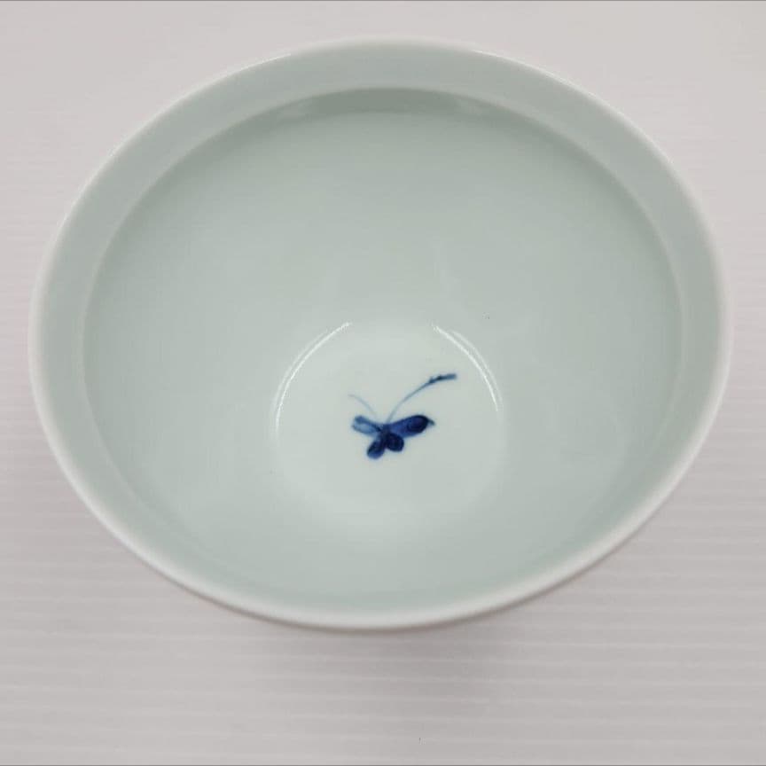 波佐見焼　陶房　青　反湯呑　新仙茶　フリーカップ　5柄揃　新品未使用