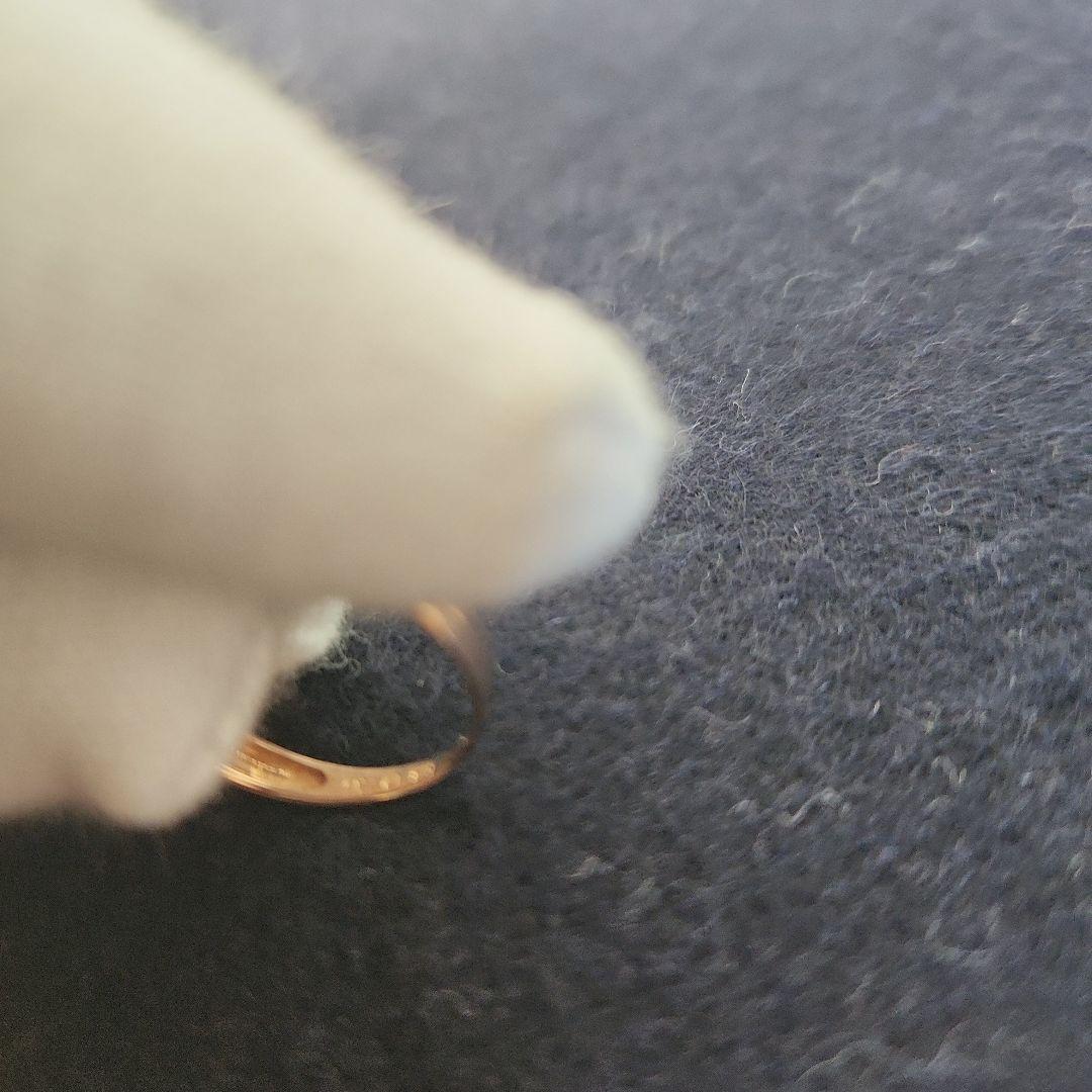 あ*プ様 k18,ダイア指輪‥レディースリング