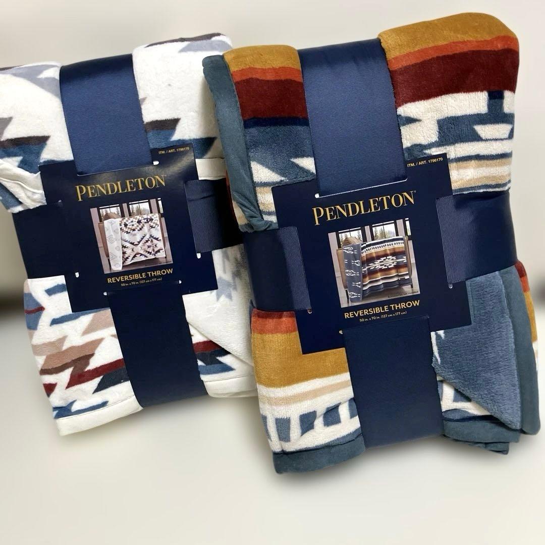 即日発送　PENDLETON リバーシブルブランケット2枚コストコブランケット