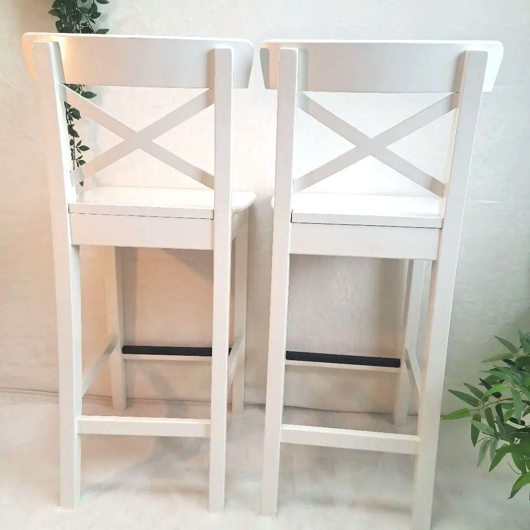 IKEA INGOLF インゴルフ カウンターチェア 2脚セット