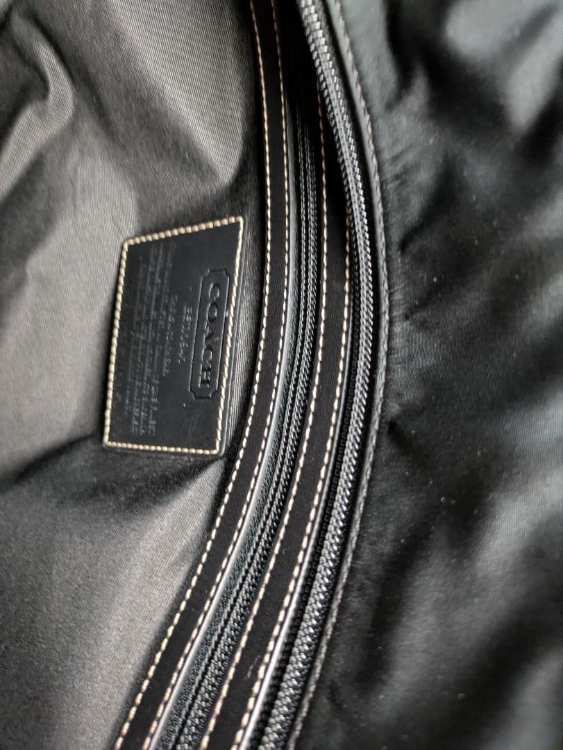 COACHコーチブラック ナイロン トートバッグ未使用品2weyビジネスバック
