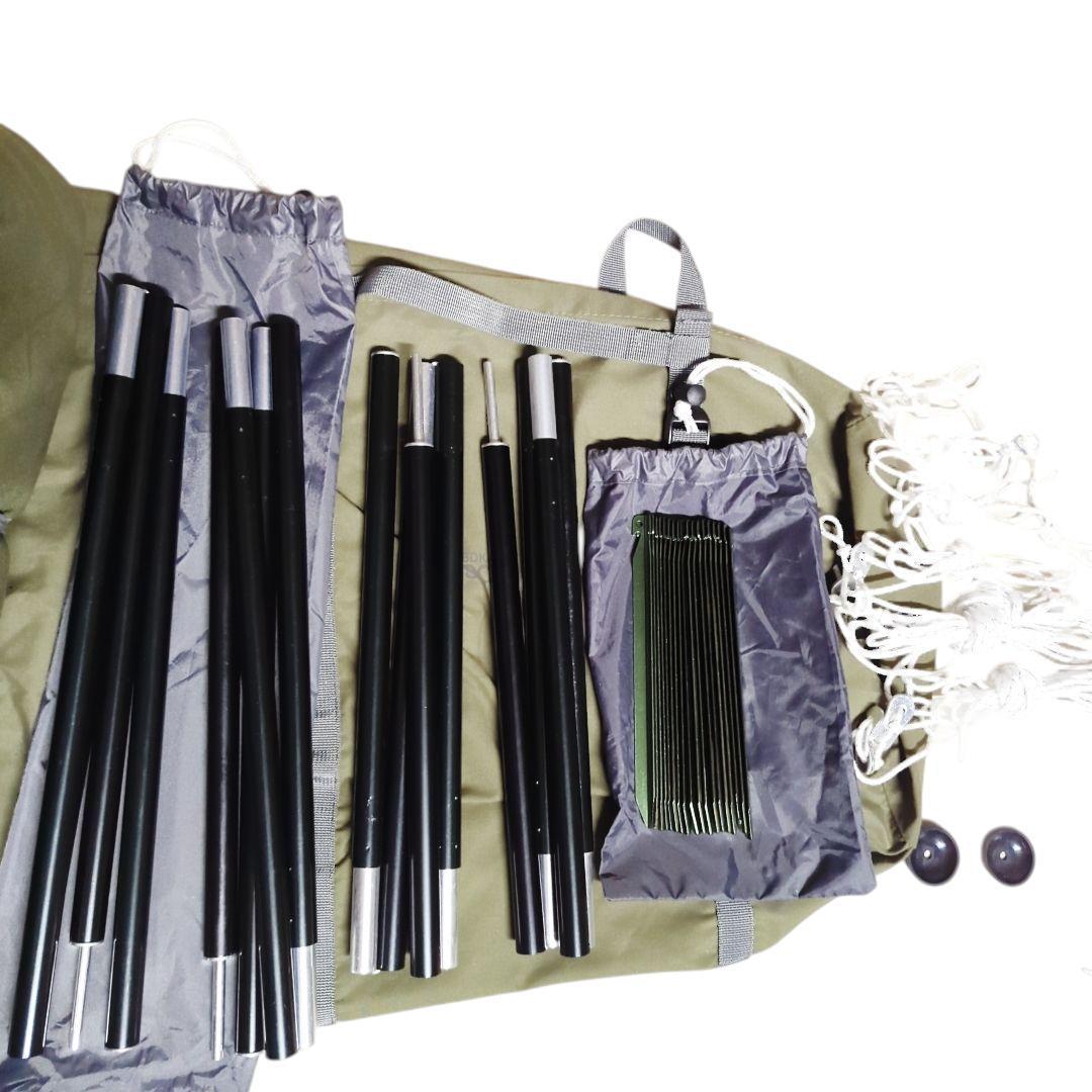 【美品】BUNDOK SOLO BASE EX BDK-79EX 前幕付 二又