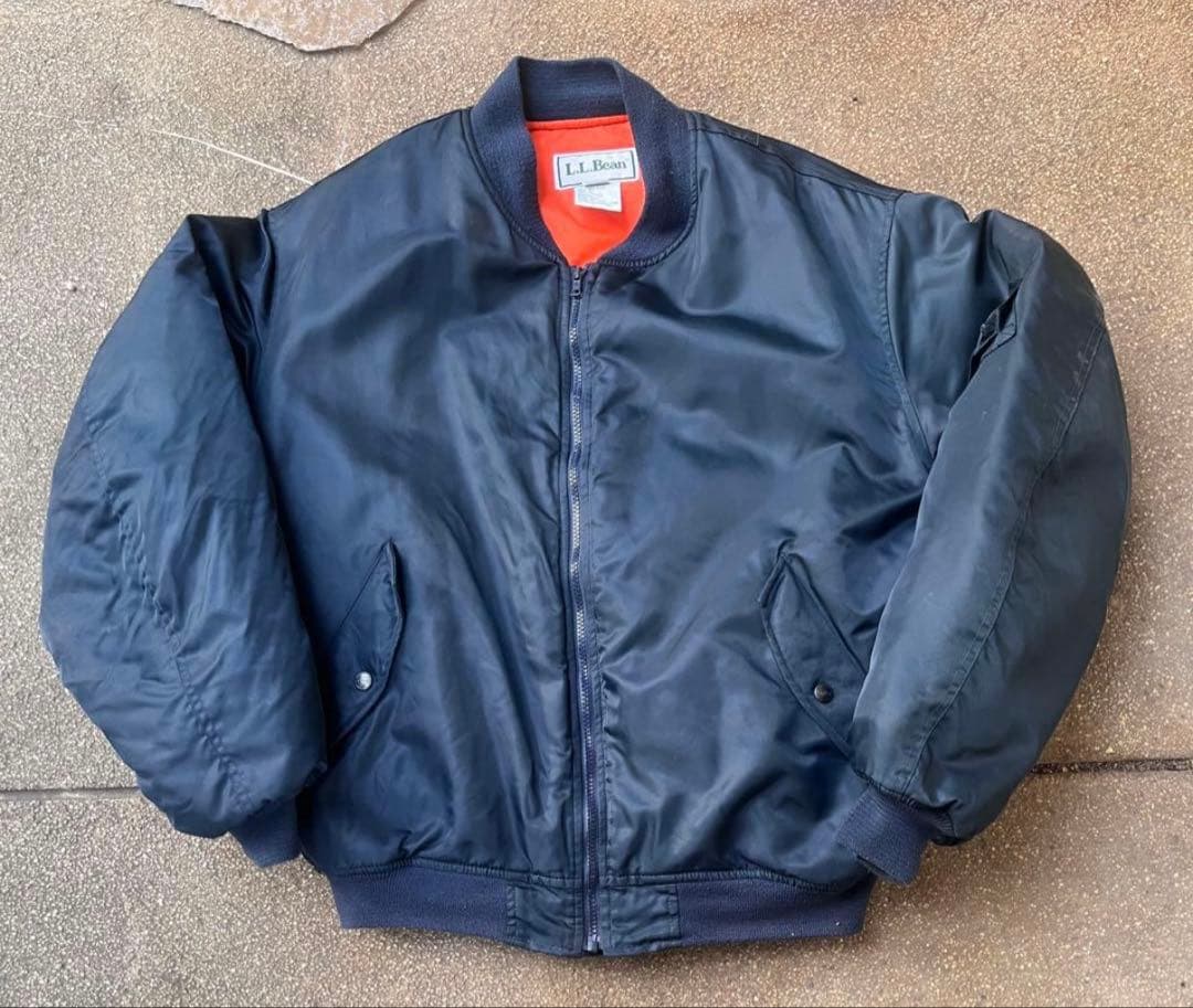 サ*ラ様 L.L.Bean エルエルビーン ma-1 bomber navy