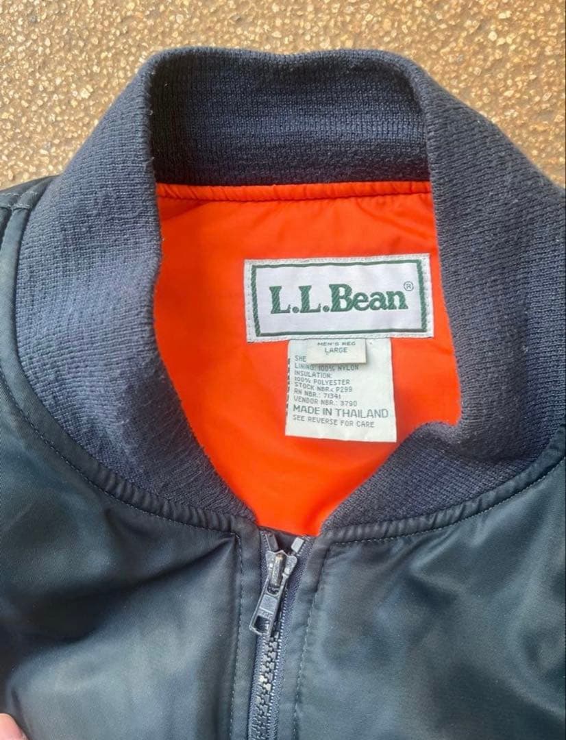 サ*ラ様 L.L.Bean エルエルビーン ma-1 bomber navy