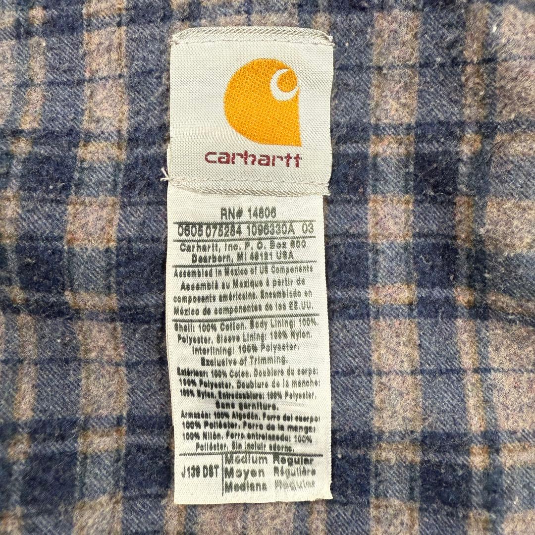 希少■カーハート【M】00s アクティブジャケット パーカー デニム 雰囲気◎