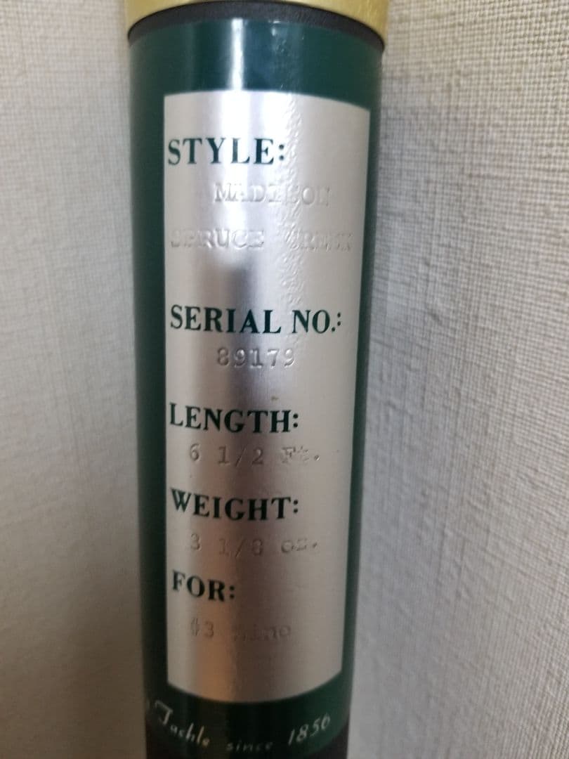 希少Orvis バンブーフライロッド MADISON 6 1/2ft