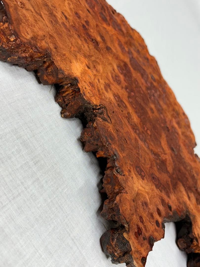 葡萄杢　玉杢　敷板　一枚板　天然木　花台　盆栽台　香炉台　飾台　木工　古美術