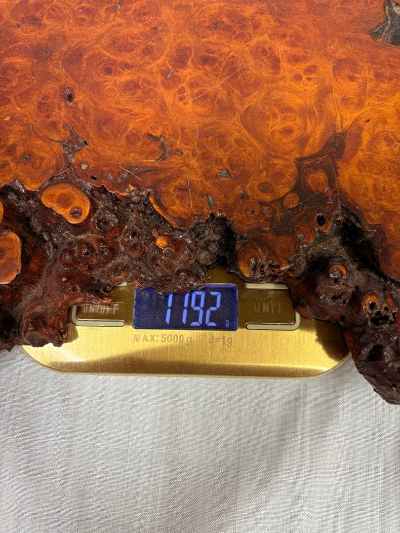 葡萄杢　玉杢　敷板　一枚板　天然木　花台　盆栽台　香炉台　飾台　木工　古美術