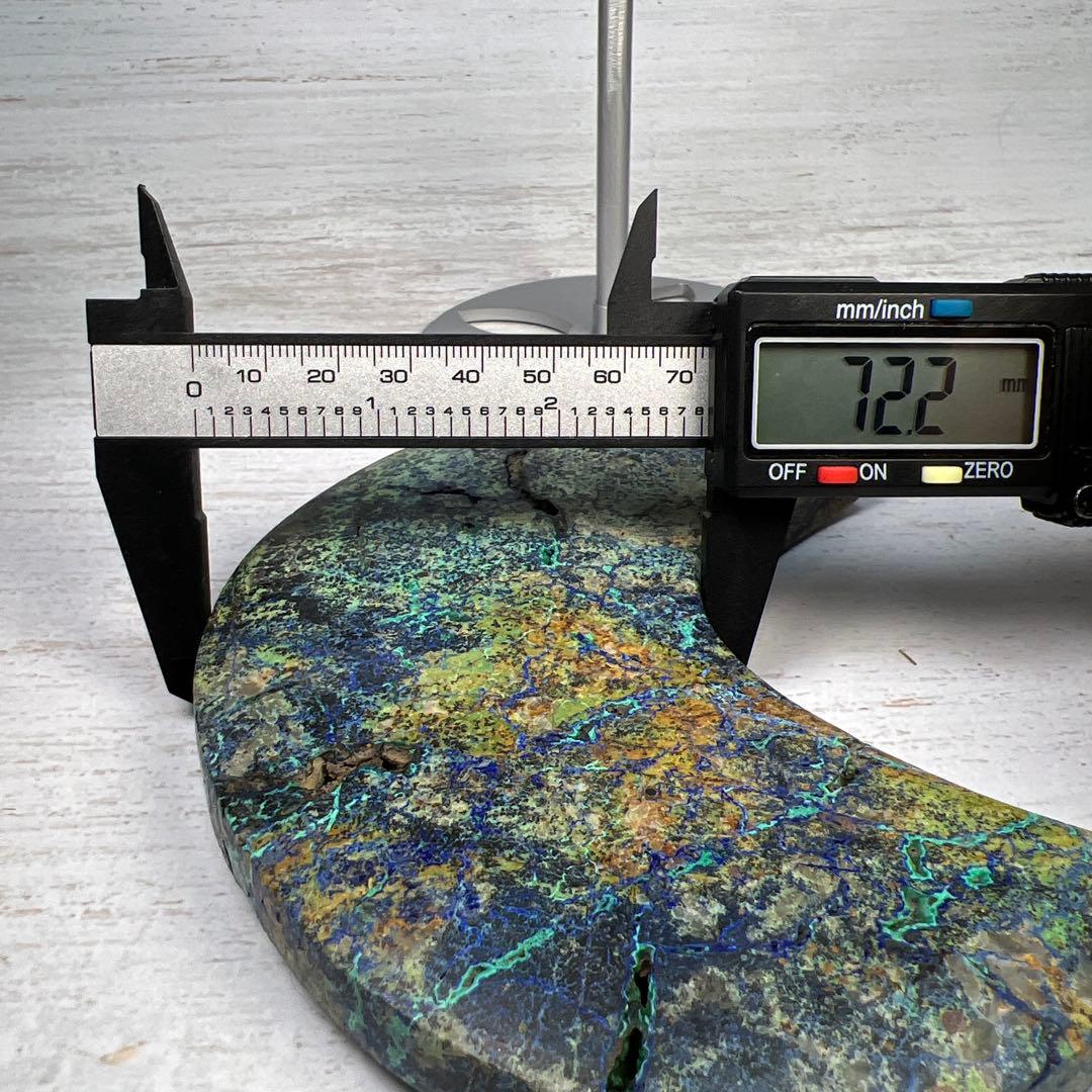 天然石　月　フェニックスストーン　台座付き