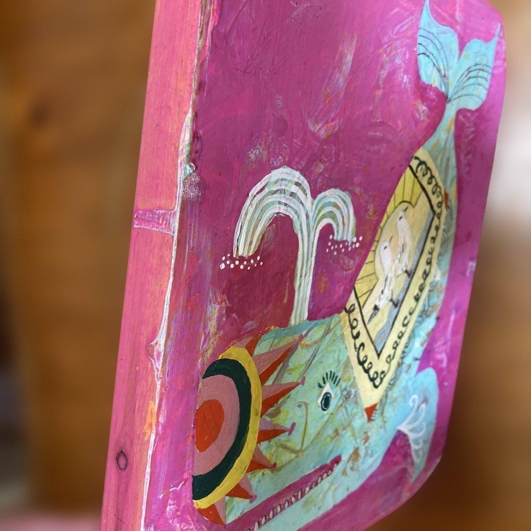 THE CABIN COMPANY ザ・キャビンカンパニー　原画　板絵　クジラ