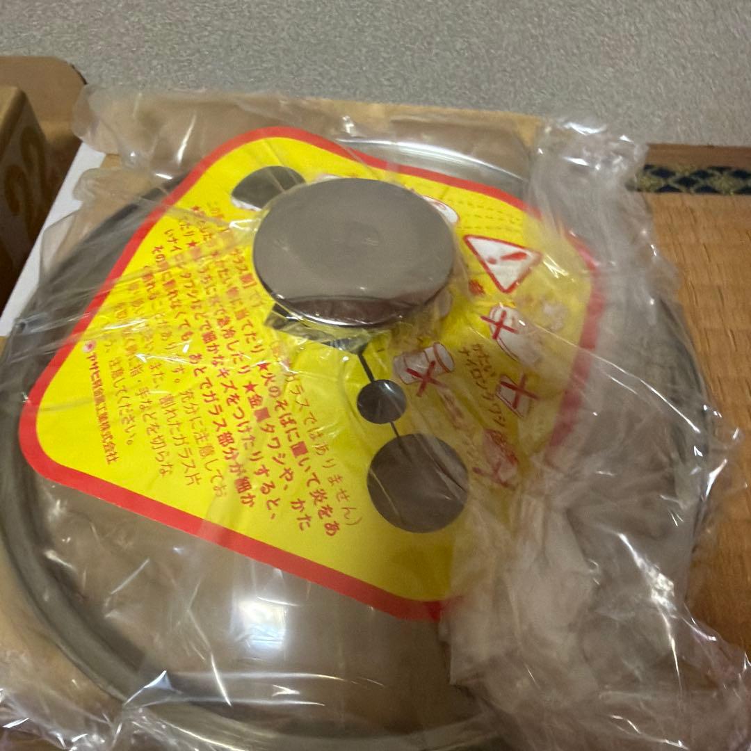 未使用 アサヒ軽金属 オールパンゼロ 22cm ガラス蓋