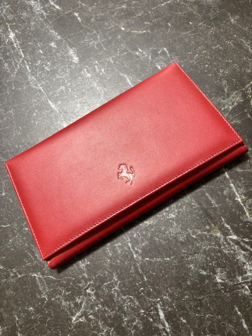 Ferrari レザー カタログケース 赤　車検証ケース非売品