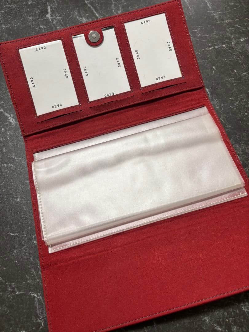 Ferrari レザー カタログケース 赤　車検証ケース非売品