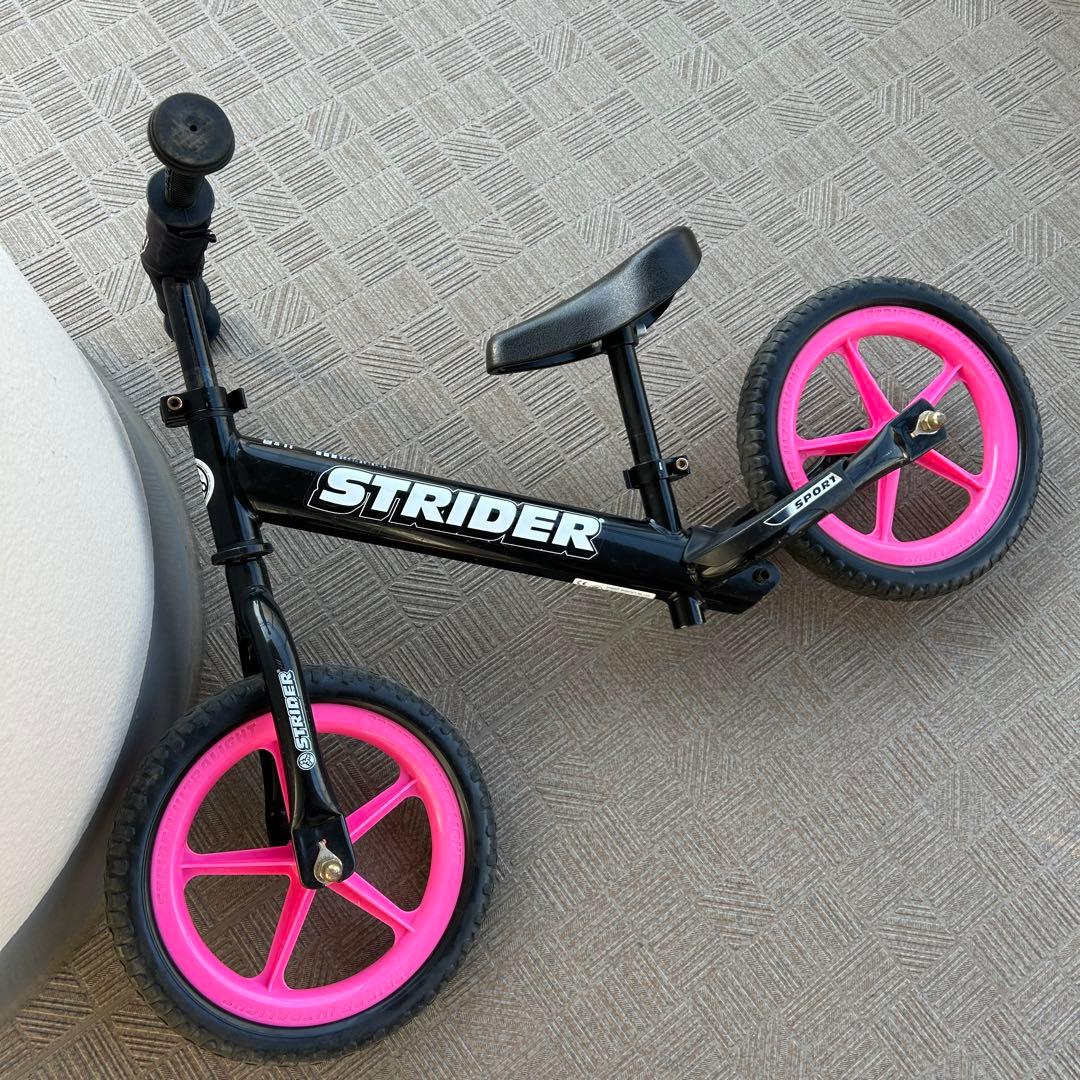 STRIDER バランスバイク SPORT ブラック/ピンク 12インチ