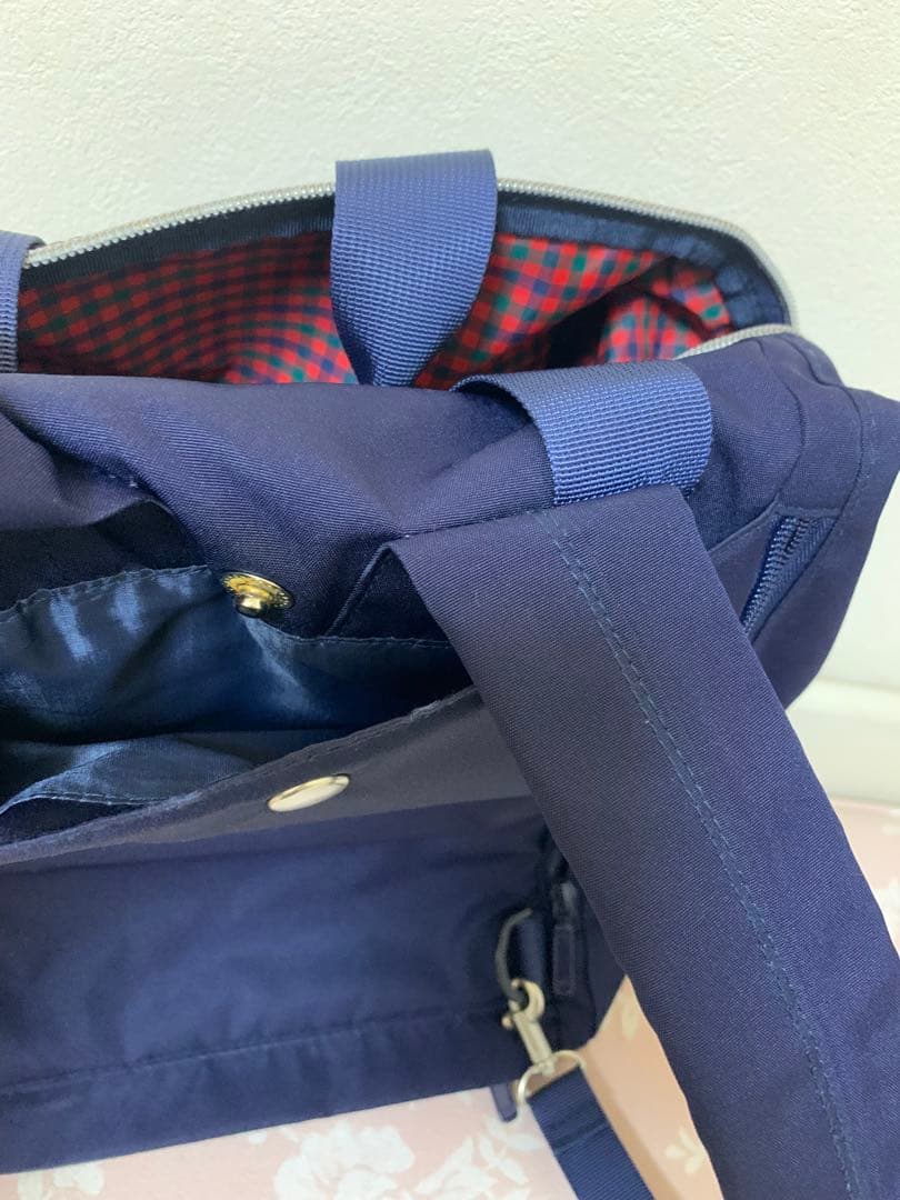 familiarマザーズバッグ リュック ファミリア ネイビー 2way