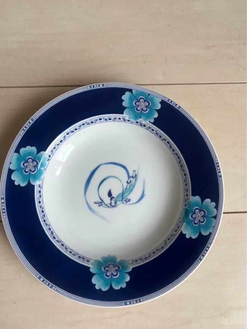 MAHALIYA collections 藍飛天　プレート　皿　5枚　セット