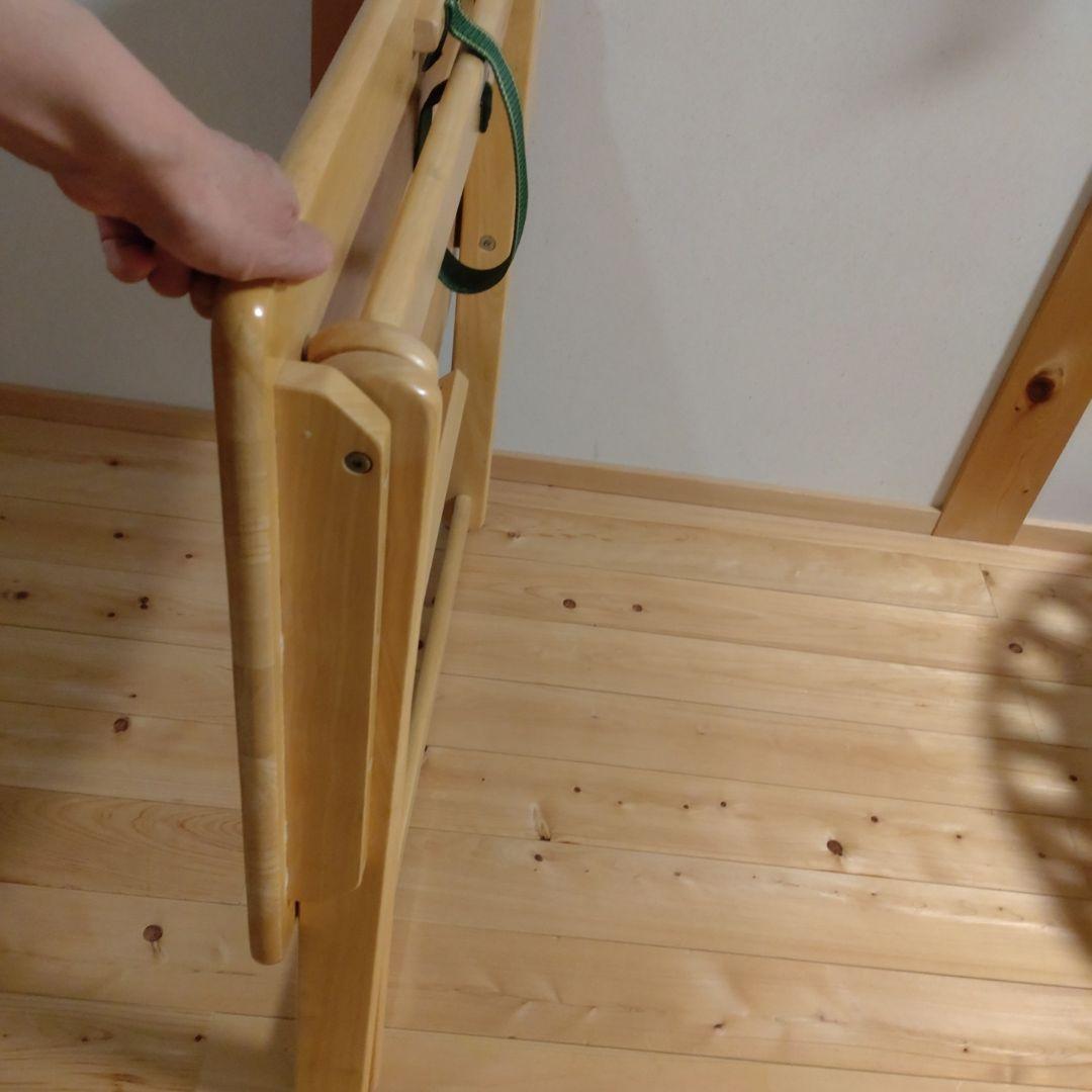 木製　折りたたみ机